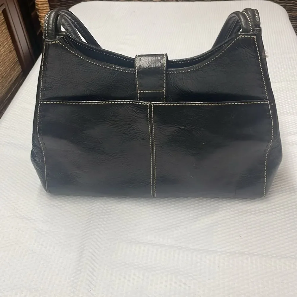 Fossil Black Leather Shoulder Bag - Picture 4 of 14